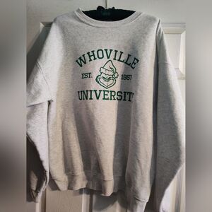 Gray Whoville University Sweatshirt
